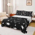 thumbnail image 1 of Manfei Rustic Bull Skull Bed Sheets,Desert Plant Cactus King Sheets,Sun Moon Pattern Sheet Set For Men Women,Microfiber Bedroom Decor,4-Piece, 1 of 7
