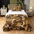 thumbnail image 1 of Manfei Rustic Camouflage Twin Comforter Sets, Countryside Camo Branches Bedding Set, Coyote Brown, Reversible, 2-Piece, 1 Comforter and 1 Pillowcase, 1 of 7