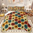 thumbnail image 1 of Manfei Rustic Flower Full Size Comforter Sets,Cute Floral Daisy Bedding Comforter Set,Yellow Blue Red Bedding Sets For Girls Kids,Ultra Soft Home Decor Reversible,3-Piece, 1 of 8