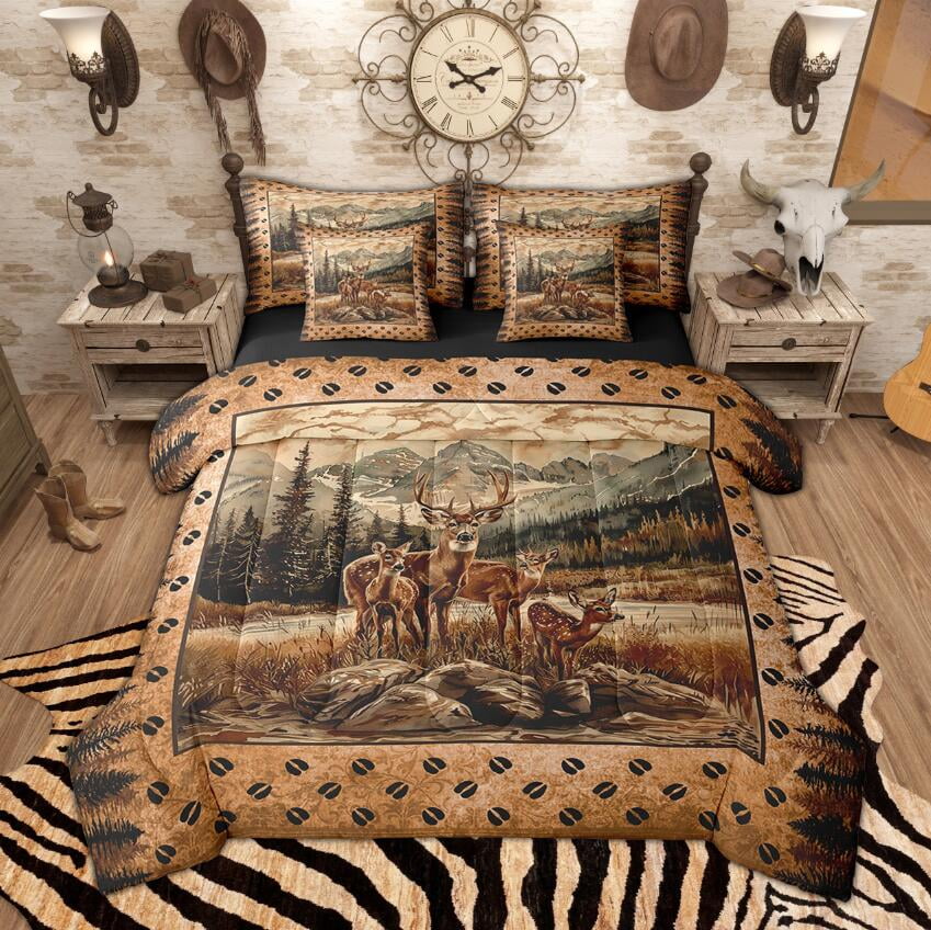 Wildwood Elk 3-Piece Quilted Bedding Set NCU0PTT2429 main image 1