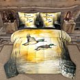 thumbnail image 1 of Manfei Rustic Mallard Duck 7-Piece Twin Bedding Sets,Fly Animal Bedding Comforter Set,Orange Sunset Sheet Sets For Men Women,Breathable Home Decor Reversible, 1 of 8