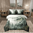 thumbnail image 1 of Manfei Rustic Pine Tree Twin Bedding Sets 7-Piece, Nature Scenery Bedding Comforter Set, Farmhouse Countryside Reversible Sheet Sets, Ultra Soft Home Decor, 1 of 7