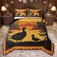 thumbnail image 1 of Manfei Rustic Wild Duck Full Size Comforter Sets,Tropical Botanical Pine Bedding Comforter Set,Natural Landscape Bedding Sets For Boys,Ultra Soft Home Decor Reversible,3-Piece, 1 of 8