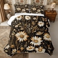 thumbnail image 1 of Manfei Rustic Wildflower Daisy Quilt Full 3-Piece,Cottagecore Blossom Full Bedspread Sets,1 Coverlet and 2 Pillowcases, 1 of 7