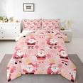 thumbnail image 1 of Manfei Santa Claus 2pcs Bedding Comforter Set,Polka Dots Twin Comforter Sets,Merry Christmas Breathable Bedding Set,Ultra Soft Festival Home Decor,Reversible, 1 of 8