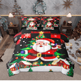 thumbnail image 1 of Manfei Santa Claus Twin Bedding Sets 7 Pieces for Kids, Christmas Tree Bedding Comforter Set, Gingerbread House Sheet Sets, Breathable Home Decor, 1 of 8