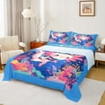 thumbnail image 1 of Manfei Sealife Axolotl Child Full Size Sheets, Ocean Adventure Bed Sheets, Marine Coral Sheet Sets, Breathable Home Decor, 4pcs, 1 of 7