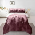 thumbnail image 1 of Manfei Smoky Jungle 3 Pieces Queen Comforter Set for Female Men Women,Woodland Tree Ultra Soft Bedding Sets,Botanical Plants Bedding Comforter Set,Ultra Soft Home Decor,Reversible, 1 of 8