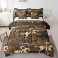 thumbnail image 1 of Manfei Sourthwest Cowboys Twin Bedding Sets 7-Piece,Pold Barn Door Bedding Comforter Set,Rustic Farmhouse Cabin Sheet Sets For Teens,Luxury Bedroom Decor, 1 of 7