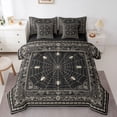 thumbnail image 1 of Manfei Spider Web 7 Pieces Full Size Bedding Sets,Halloween Theme Full Size Bed in a Bag,Black Reversible, 1 of 7