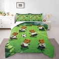 thumbnail image 1 of Manfei Sport Games Full Size Comforter Sets,Kawaii Capybara Print Bedding Comforter Set,Green,Reversible,3pcs,1 Comforter and 2 Pillowcases, 1 of 7