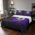 thumbnail image 1 of Manfei Sports Football Bed Sheets, Gradient Lightning Full Size Sheets, Sky Blue Shatter 4pcs(1 Flat Sheet, 1 Fitted Sheet and 2 Pillowcases), 1 of 6