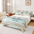 thumbnail image 1 of Manfei Starfish Sealife Bed Sheets Set Queen Size, Rustic Farmhouse Bed Sheets Queen, Wooden Plank Bedding Queen Size, Super Cozy Bedroom Decor, 4pcs, 1 of 7