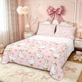thumbnail image 1 of Manfei Teens Cartoon Animal Duck Bed Sheets 4pcs,Kids Boys Girls Kawaii Flowers King Sheets,Ultra Soft Home Decor, 1 of 5