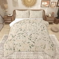 thumbnail image 1 of Manfei Teens Chic Flowers Girl 3-Piece Full Size Comforter Sets,Botanical Plants Bedding Comforter Set,Spring Graden Lightweight Bedding Sets,Microfiber Bedroom Decor, 1 of 8