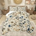 thumbnail image 1 of Manfei Teens Chic Flowers Girl 3 Pieces Queen Comforter Set,Botanical Plants Ultra Soft Bedding Sets,Spring Graden Bedding Comforter Set,Microfiber Bedroom Decor, 1 of 8
