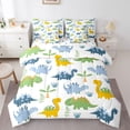 thumbnail image 1 of Manfei Teens Children Cute Dinosaur Twin Bedding Sets 7-Piece,Kawaii Wildlife Dino Bedding Comforter Set Microfiber,Cute Woodland Animal Breathable Sheet Sets,Luxury Bedroom Decor,Reversible, 1 of 8