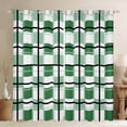 thumbnail image 1 of Manfei Teens Children Retro Grid Curtains Pack of 2 (42x84 Each),Abstract Vintage Plaid Curtains Blackout,Geometric Theme Bedroom Curtains,Super Cozy Room Decor, 1 of 6