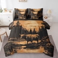 thumbnail image 1 of Manfei Teens Highland Cattle Bedding Comforter Set 7pcs, Farmhouse Animal Queen Bedding Sets, Rustic Countryside Reversible Queen Sheet Sets, Super Cozy Room Decor, 1 of 7