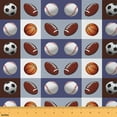 thumbnail image 1 of Manfei Teens Sports Fabric by the Yard (5 Yards), Basketball Soccer Decorative Fabric by the Yard, Football Baseball Buffalo DIY Fabric, 1 of 6