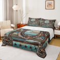 thumbnail image 1 of Manfei Texas Stars Bed Sheets Full, Western Tribal Full Sheet Sets, Rustic Farmhouse Bedding Sets Full Size, Super Cozy Room Decorative, 4-Piece, 1 of 7