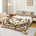 thumbnail image 1 of Manfei Texas Stars Sheet Set Twin, Tribal Western Bed Sheets Set Twin Size, Hippie Bohomian Style Twin Sheet Sets, Super Cozy Room Decor, 3 Pieces, 1 of 7