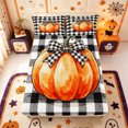 thumbnail image 1 of Manfei Thanksgiving Print Fitted Sheet Full,Halloween Print Bed Set,3-Piece,1 Fitted Sheet and 2 Pillowcases, 1 of 6