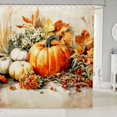 thumbnail image 1 of Manfei Thanksgiving Print Shower Curtain 72Wx84L,Minimalist Skull Bathroom Shower Curtain, 1 of 5