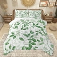 thumbnail image 1 of Manfei Tree Leaves 3 Pieces Queen Comforter Set for Boys Girls,Botanical Plants Ultra Soft Bedding Sets,Green White Bedding Comforter Set,Lightweight Room Decor, 1 of 8
