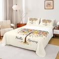 thumbnail image 1 of Manfei Tree Of Life 4pcs Bed Sheets for Teens Adults,Spring Floral Tree King Sheets,Chic Flowers Super Cozy Sheet Set,Lightweight Room Decor, 1 of 7
