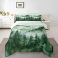 thumbnail image 1 of Manfei Tree Print 2pcs Bedding Comforter Set for Teens Boys Girls,Botanical Theme Twin Comforter Sets,Jungle Plants Breathable Bedding Set,Luxury Bedroom Decor,Reversible, 1 of 8