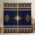 thumbnail image 1 of Manfei Tribal Aztec Boy Girl Black Out Curtains,Bohemian Theme Curtains Pack of 2 (42x63 Each),Hippie Boho Bedroom Curtains,Luxury Bedroom Decor, 1 of 6