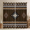 thumbnail image 1 of Manfei Tribal Aztec Boy Girl Curtains Pack of 2 (42x84 Each),Bohemian Theme Curtains Blackout,Hippie Boho Bedroom Curtains,Luxury Bedroom Decor, 1 of 6