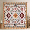 thumbnail image 1 of Manfei Tribal Orange Aztec Black Out Curtains for Adult, Hippie Geometric Curtains Pack of 2 (42x63 Each), Mandala Bohemian Style Bedroom Curtains, Black Out Curtains Home Decor, 1 of 6