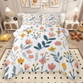 thumbnail image 1 of Manfei Tropical Plant Leaves Full Size Comforter Sets,Natural Botanical Flower Bedding Comforter Set,Colorful Floral Bedding Sets For Adults,Microfiber Bedroom Decor Reversible,3 Pieces, 1 of 9