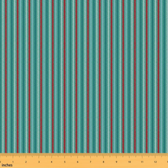 Turqoise Neon Manfei Turquoise Pinstripe Fabric by the Yard 1 Yard, Bright Teal ...