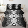 thumbnail image 1 of Manfei Vintage Aztec Twin Bedding Sets 7 Pieces,Black Geometric Bedding Comforter Set 7 Pieces,Boho Theme Sheet Sets,Super Cozy Room Decor Reversible, 1 of 7