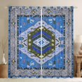 thumbnail image 1 of Manfei Vintage Boho Aztec Curtains Pack of 2 (42x84 Each),bohemian Exotic Style Curtains Blackout,Wgray Blue Bedroom Curtains For Boys Kids,Luxury Bedroom Decor, 1 of 6