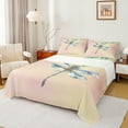 thumbnail image 1 of Manfei Vintage Dragonfly Insect Bed Sheets, Rustic Farmhouse Animal King Sheets, Teens Kids Adult Sheet Set, Lightweight Room Decor, 4pcs, 1 of 7