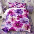 thumbnail image 1 of Manfei Vintage Floral Twin Quilt Set 2 Pieces,Watercolor Flowers Twin Coverlet Set,1 Bedspread and 1 Pillowcase, 1 of 7