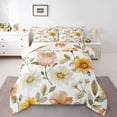thumbnail image 1 of Manfei Vintage Flowers Bedding Comforter Set 2pcs for Children Teens Adults,Chic Floral Blossoms Twin Comforter Sets Microfiber,Spring Garden Breathable Bedding Set,Microfiber Bedroom Decor, 1 of 8