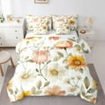 thumbnail image 1 of Manfei Vintage Flowers Bedding Comforter Set 7-Piece for Children Teens Adults,Chic Floral Blossoms King Bedding Sets,Spring Garden Ultra Soft Bed Sheets,Microfiber Bedroom Decor,Reversible, 1 of 8