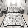 thumbnail image 1 of Manfei Vintage French Flower Bedding Comforter Set 7 Pieces, Rustic Romantic Butterfly Full Bedding Set, Live Love Life Reversible Fitted Sheet Flat Sheet, Luxury Bedroom Decor, 1 of 7