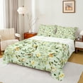 thumbnail image 1 of Manfei Vintage Garden Floral Full Size Sheets, Cartoon Bird Bed Sheets, Simple French Style Sheet Sets, Lightweight Room Decor, 4pcs, 1 of 7