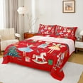 thumbnail image 1 of Manfei Vintage Nutcracker Twin Sheet Set,Xmas,Girls Xmas Tree,3-Piece Ultra Soft, 1 of 7