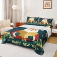 thumbnail image 1 of Manfei Vintage Santa Claus Bed Sheets,Happy New Year King Sheets,Teens Xmas Gifts Sheet Set For Kids,Luxury Bedroom Decor,4pcs, 1 of 7