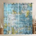 thumbnail image 1 of Manfei Watercolor Abstract Black Out Curtains,Modern Grunge Pastel Aesthetic Curtains Pack of 2 (42x63 Each),Blue Green White Bedroom Curtains For Girl Kids,Breathable Home Decor, 1 of 6