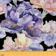 thumbnail image 1 of Manfei Watercolor Blossoms Sewing & Crafting Fabric (2 Yards) for Girls, Pink Purple Floral Home Decor Fabric by the Yard, Women Flower DIY Fabric, 1 of 6