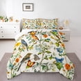 thumbnail image 1 of Manfei Watercolor Hummingbird Comforter Sets Twin Size,Wild Animal Bird Comforters & Duvets,Green Botanical Flower Bedding Twin Comforter Set,Breathable Bedroom Decorative Reversible,2-Piece, 1 of 7