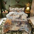 thumbnail image 1 of Manfei Watercolor Mallard Duck King Size Comforter Sets,Farmhouse Animal Comforters King Size,Light Gray Reversible,3-Piece,1 Comforter and 2 Pillowcases, 1 of 7